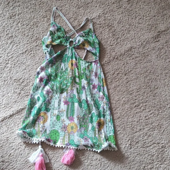 Trina Turk Cacti Cut Out Dress - Picture 4 of 6